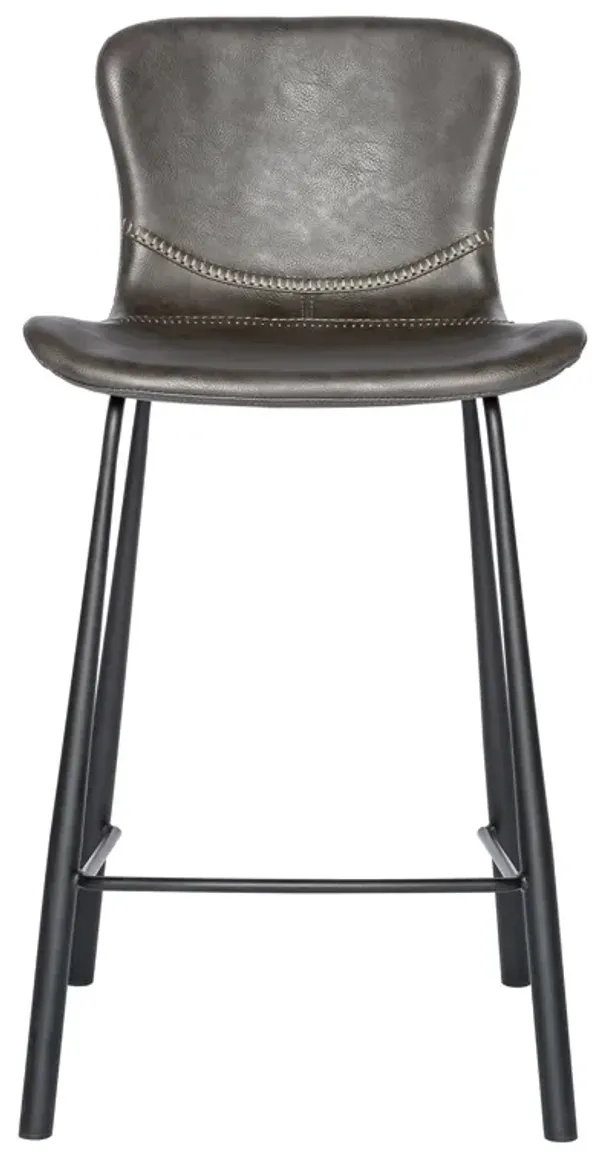 Melody Counter Stool in Dark Gray - Set of 2