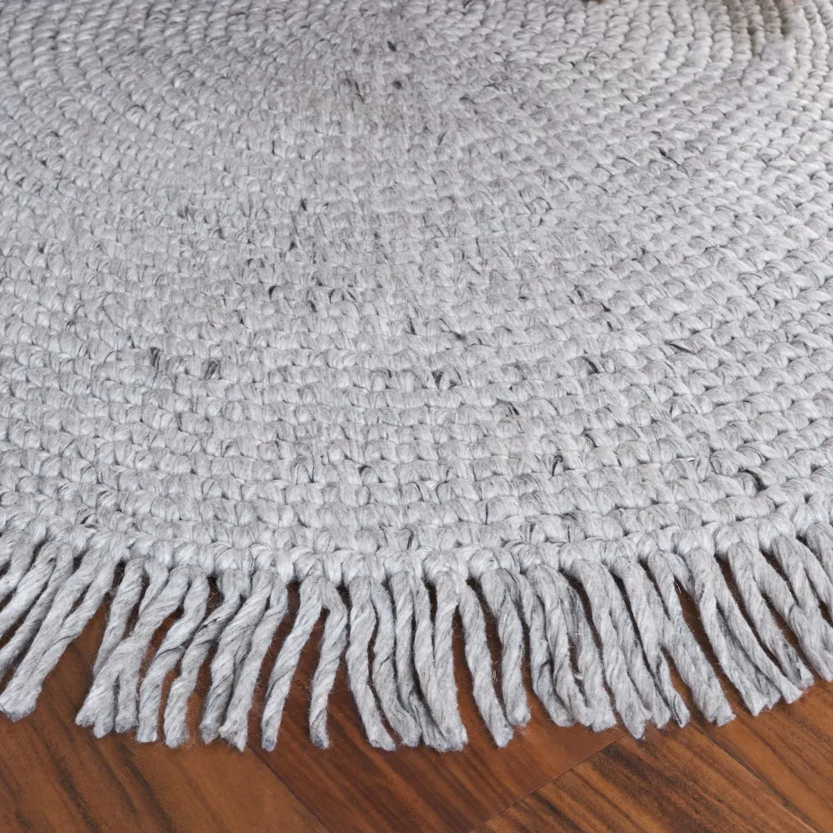 RENEWAL 401 LIGHT GREY 5' x 5' Round Round Rug