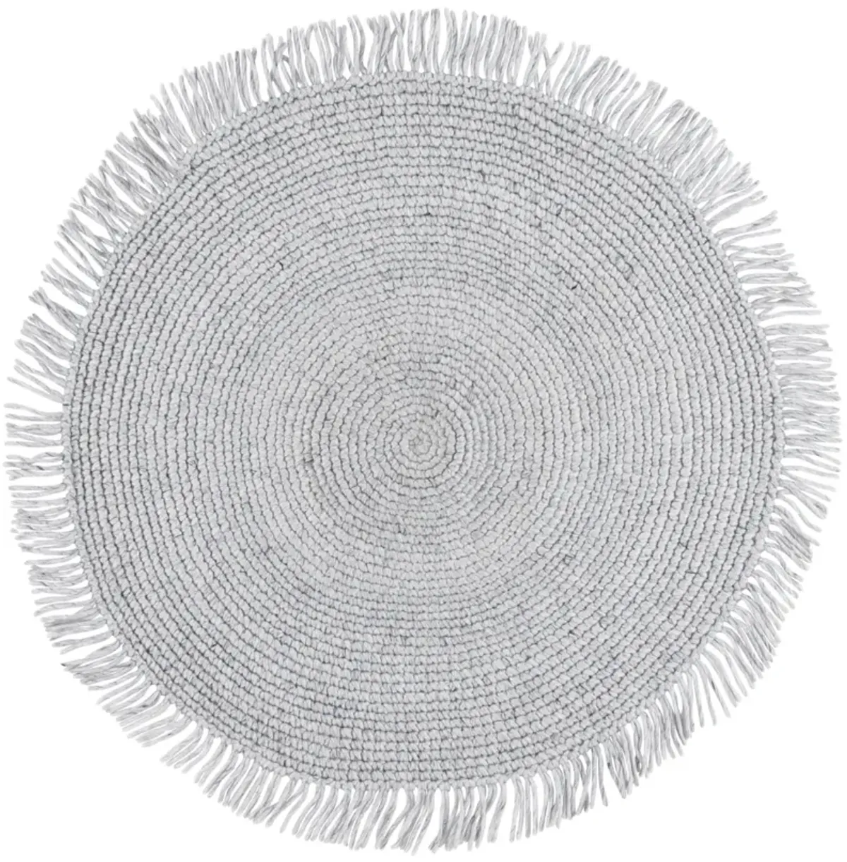 RENEWAL 401 LIGHT GREY 5' x 5' Round Round Rug