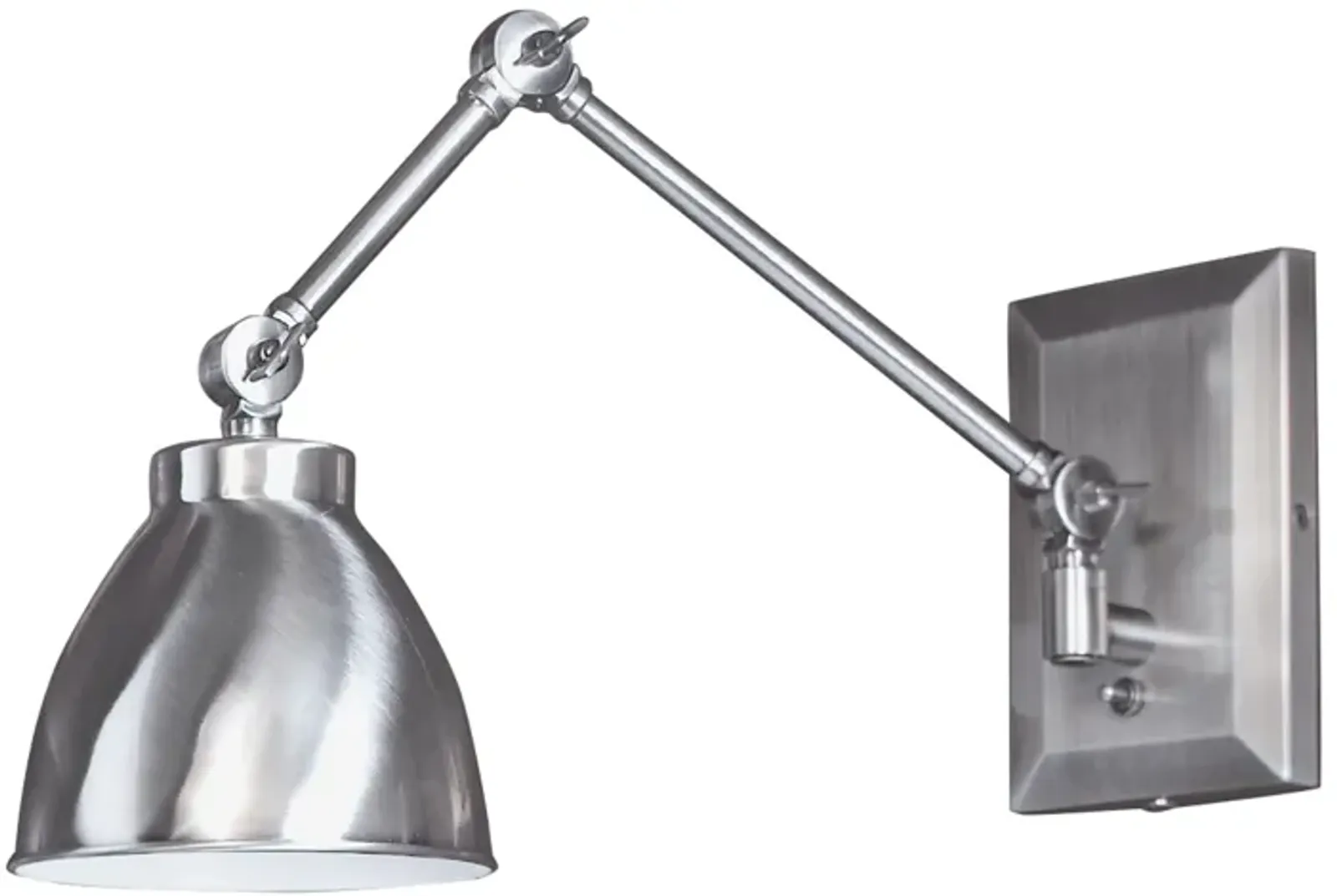 Maggie Swing Arm Sconce - Pewter