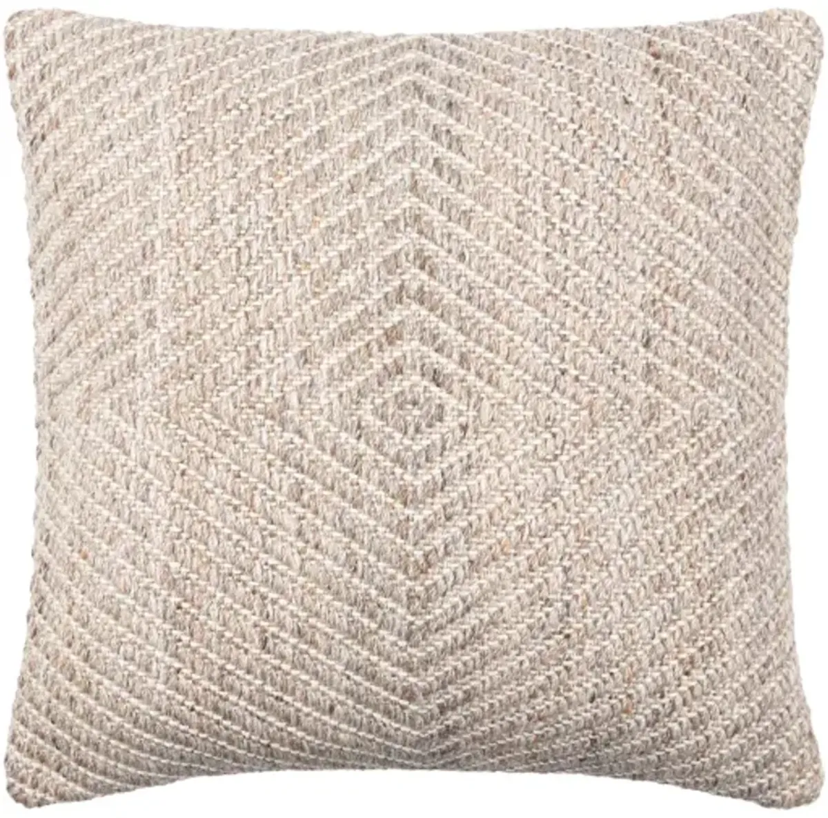 Cairn CAI-002 18"L x 18"W Accent Pillow  - Poly Insert