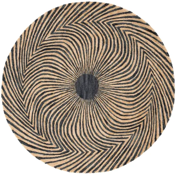 METRO Hand Tufted 6' x 6' Round area rug