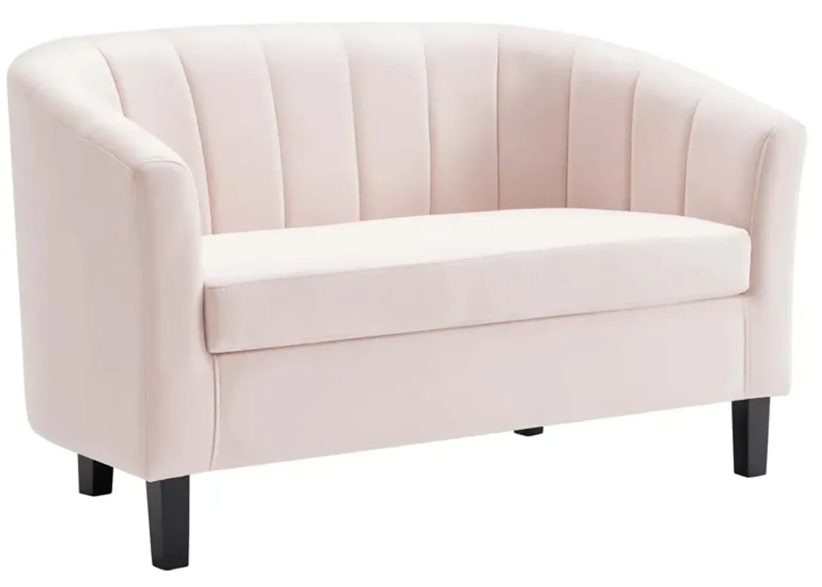 Prospect Channel Tufted Performance Velvet Loveseat