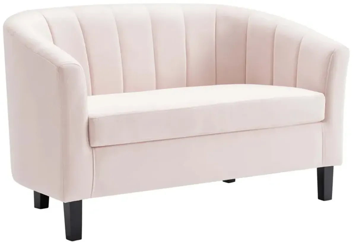 Prospect Channel Tufted Performance Velvet Loveseat