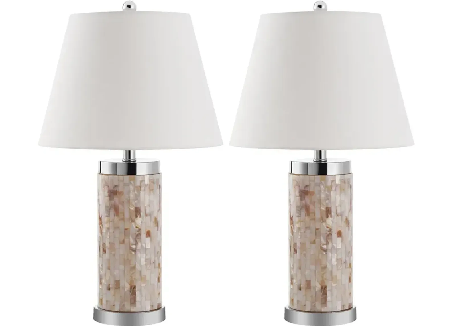 Diana 25-Inch H Shell Table Lamp - Set of 2