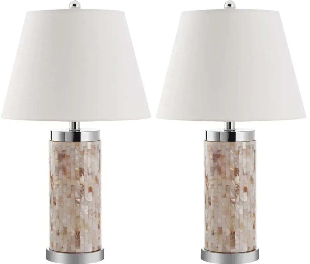 Diana 25-Inch H Shell Table Lamp - Set of 2