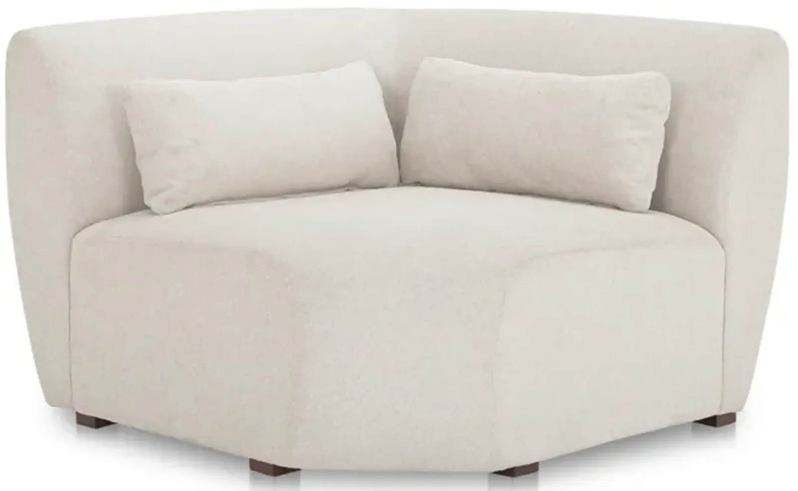 Amelia Corner Chair Warm White