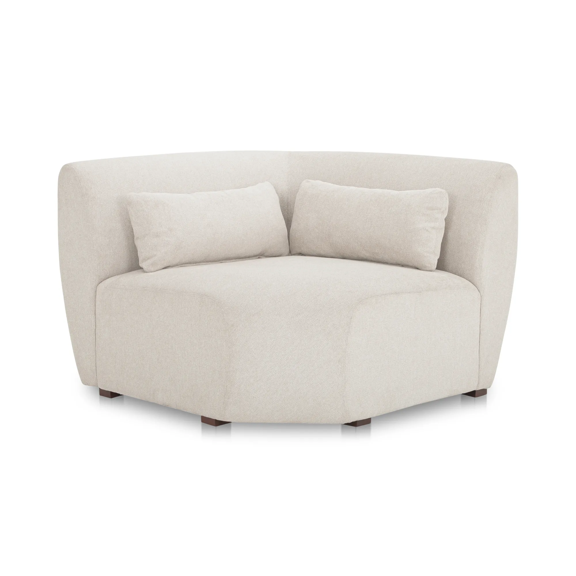 Amelia Corner Chair Warm White