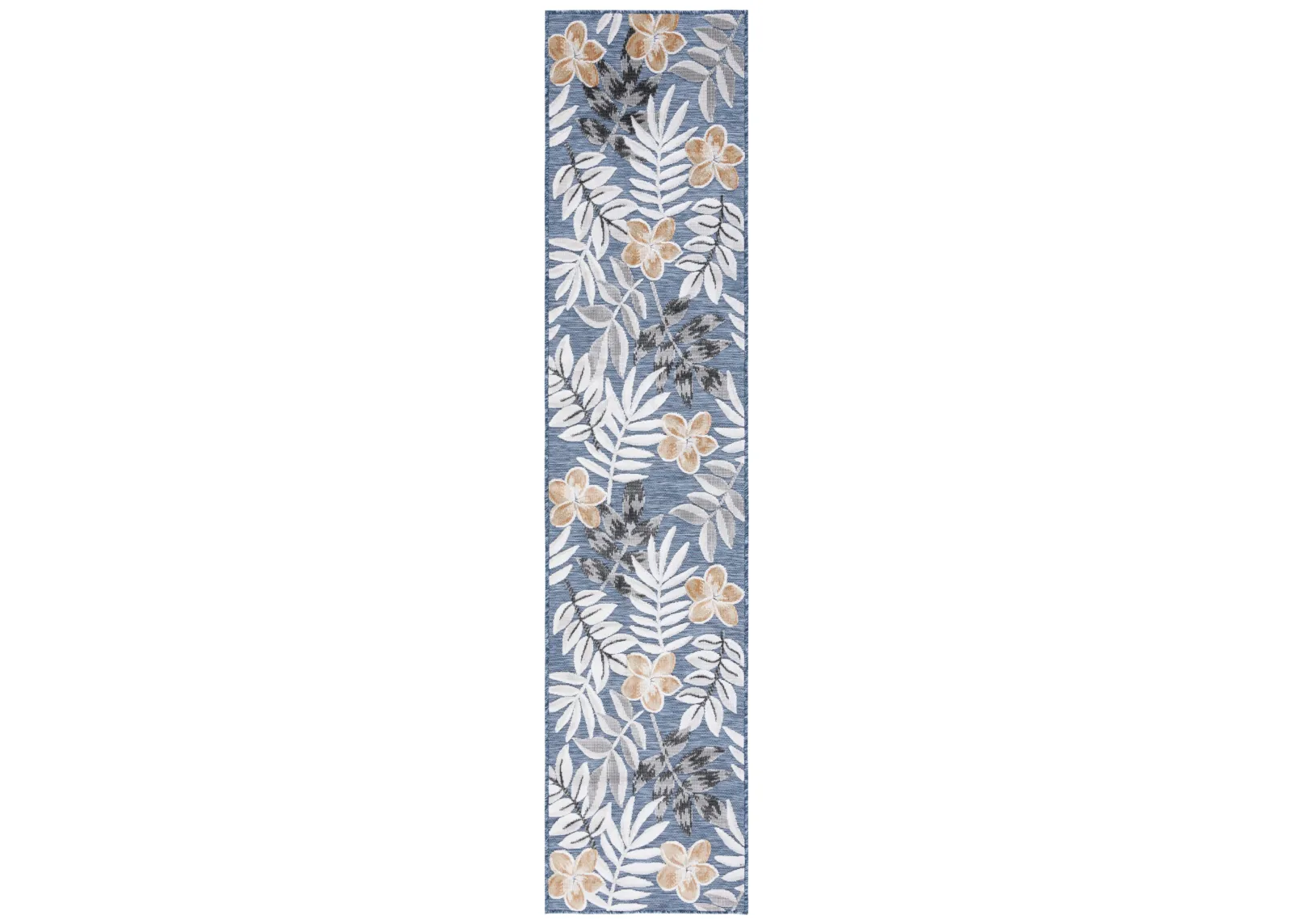 CABANA 405 BLUE  2' x 10' Runner Rug