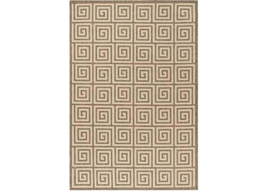 LINDEN 129 Collection LND129C-4 Cream / Beige 4' X 6'