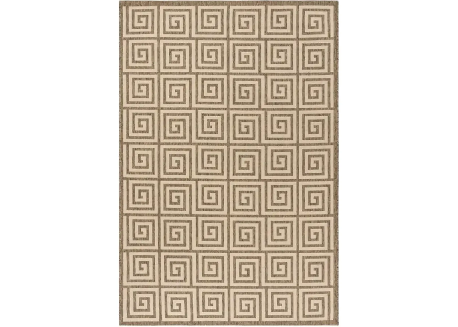 LINDEN 129 Collection LND129C-4 Cream / Beige 4' X 6'