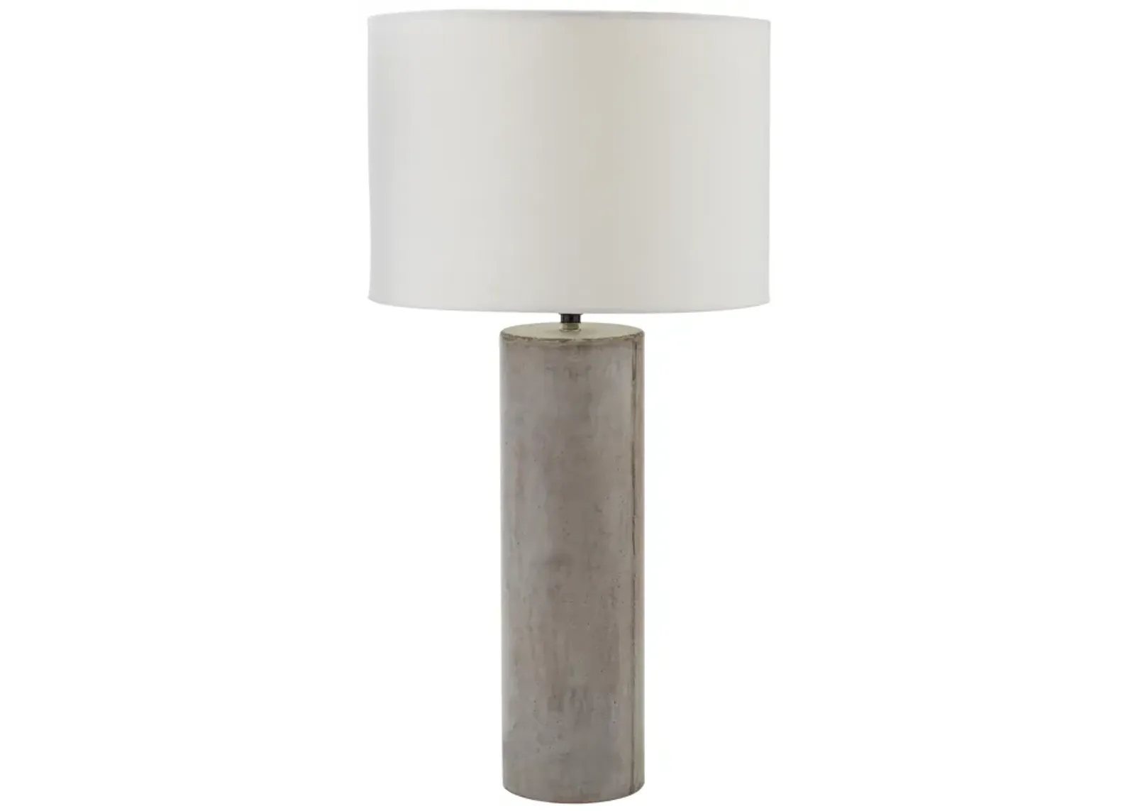 Cubix 29.1'' High 1-Light Table Lamp - Polished Concrete - Includes LED Bulb