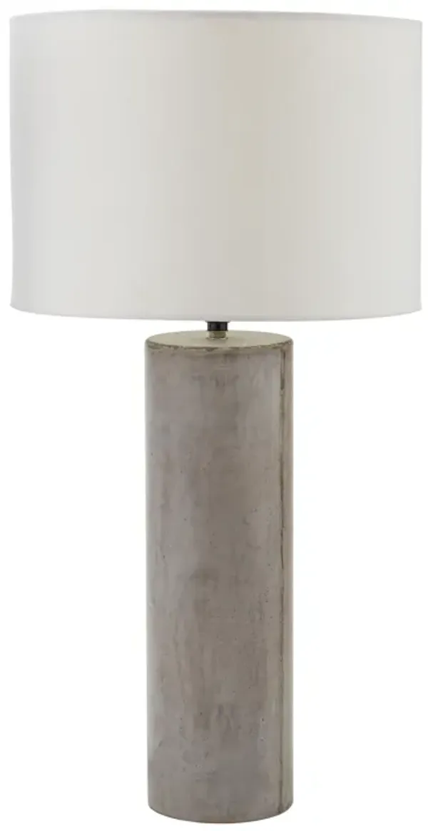 Cubix 29.1'' High 1-Light Table Lamp - Polished Concrete - Includes LED Bulb