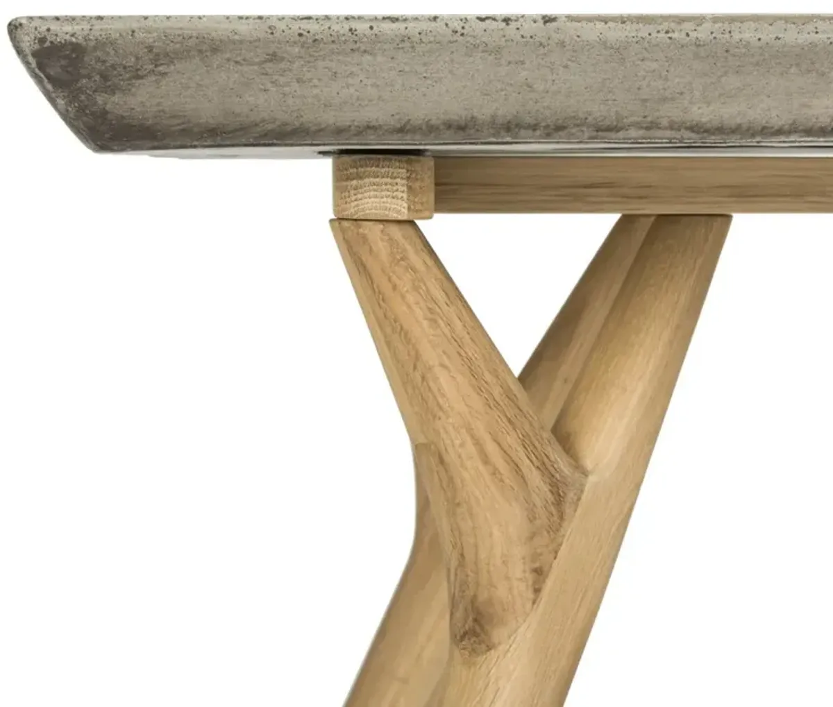 Pacey Indoor/Outdoor Modern Concrete Coffee Table