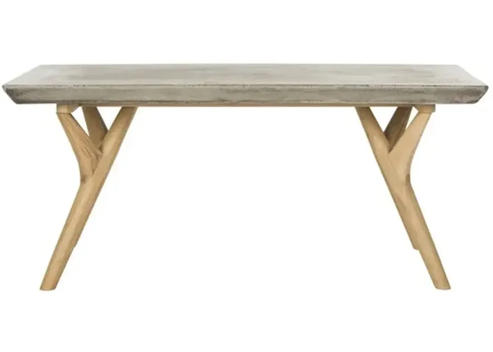 Pacey Indoor/Outdoor Modern Concrete Coffee Table