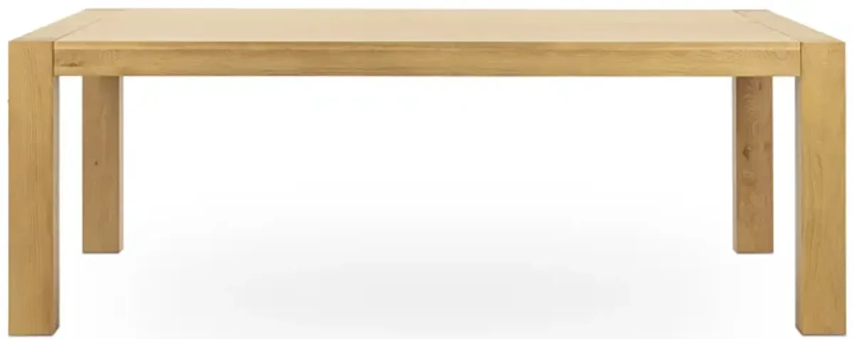 Parsons 84" Dining Table Natural
