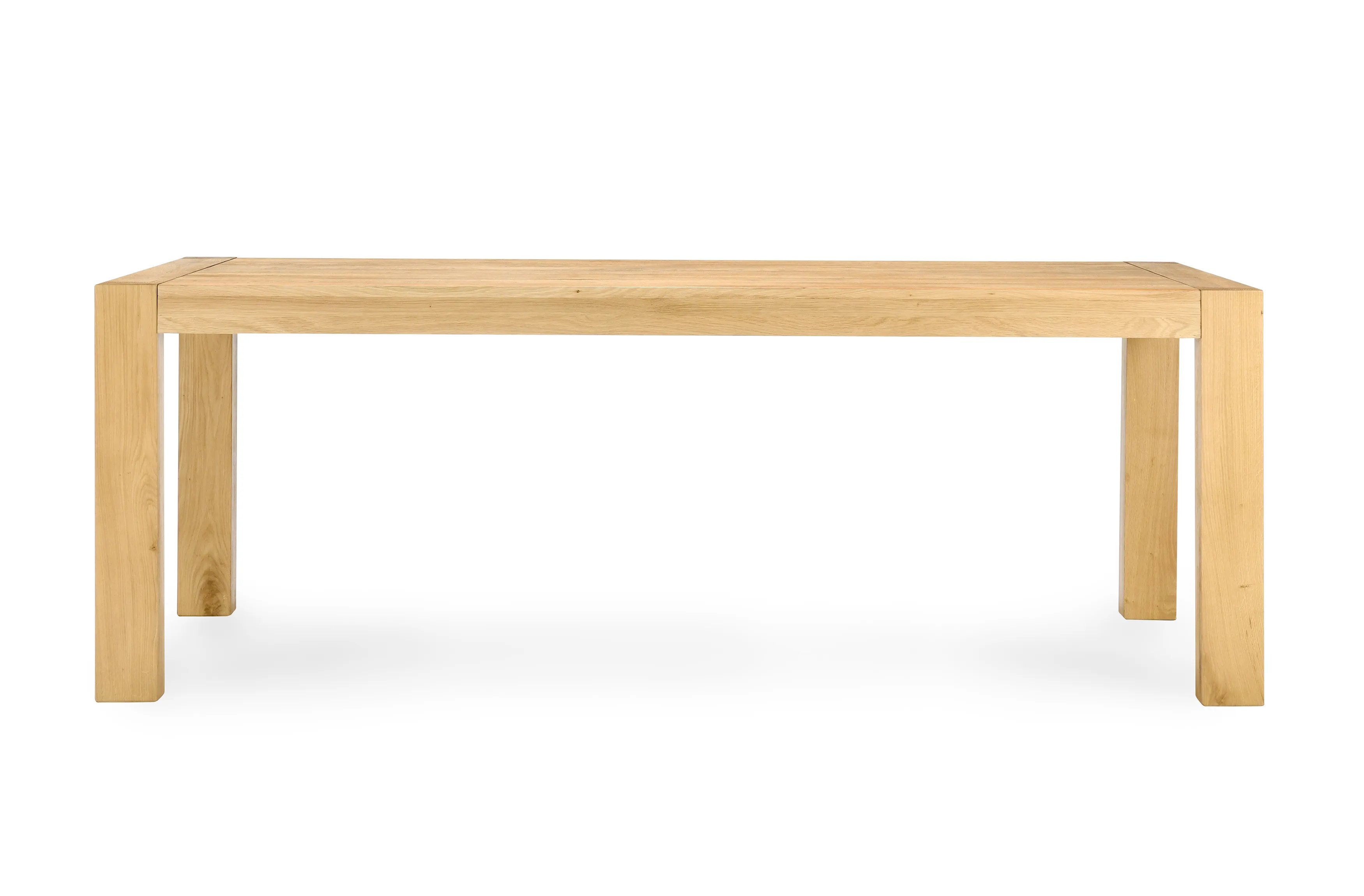 Parsons 84" Dining Table Natural