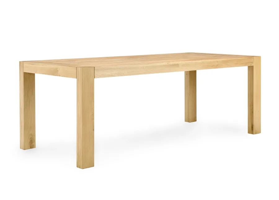 Parsons 84" Dining Table Natural