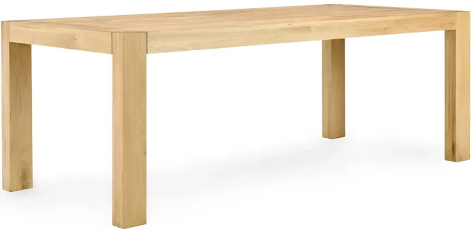 Parsons 84" Dining Table Natural