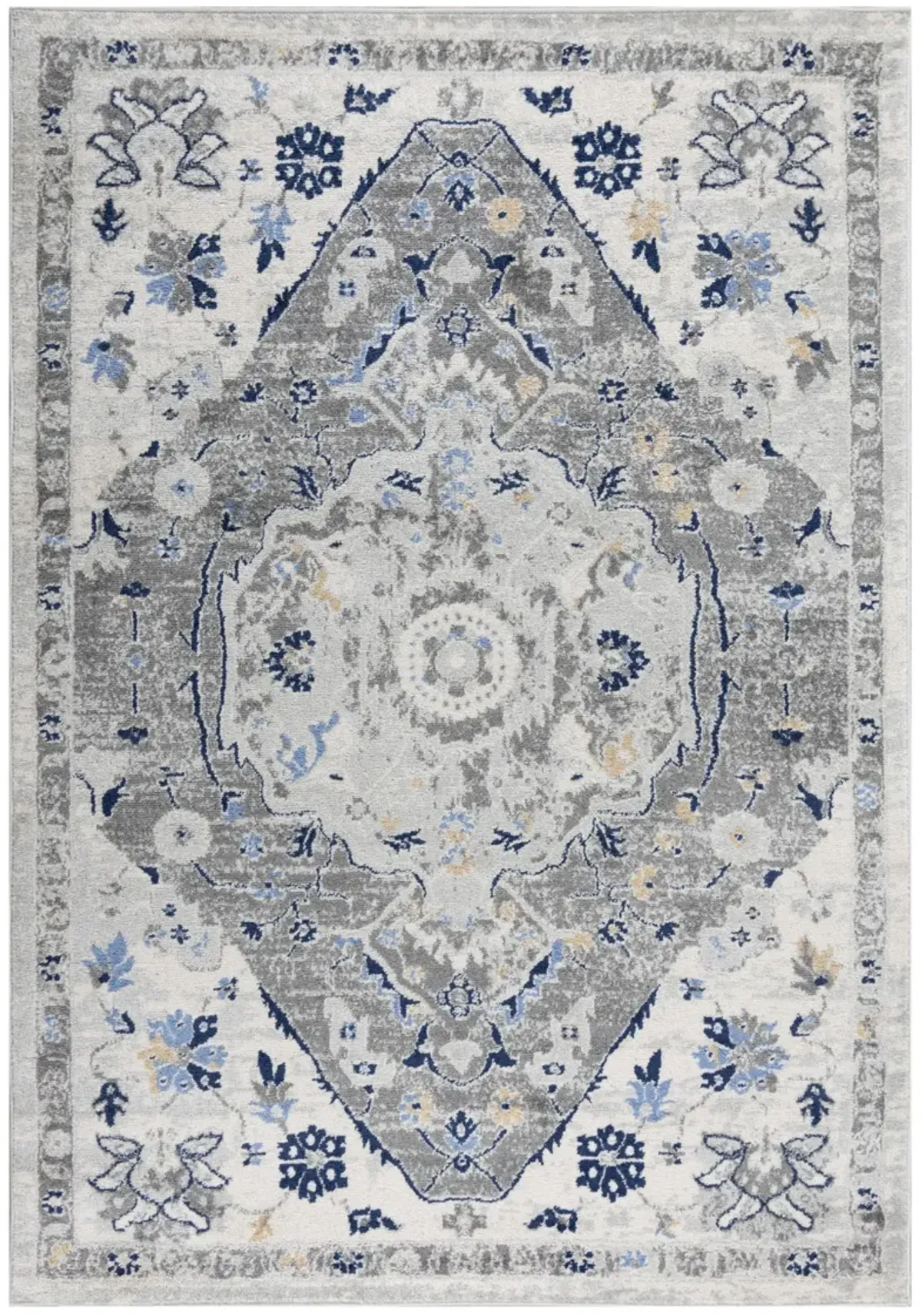 Marquise L. Gray  Polypropylene  8'0"x9'6" Rectangle Rug