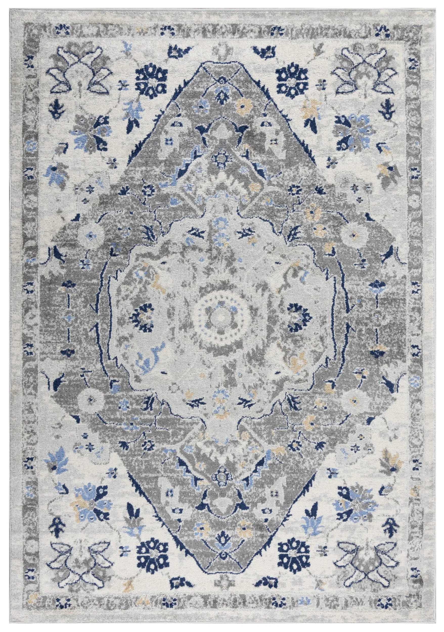 Marquise L. Gray  Polypropylene  8'0"x9'6" Rectangle Rug