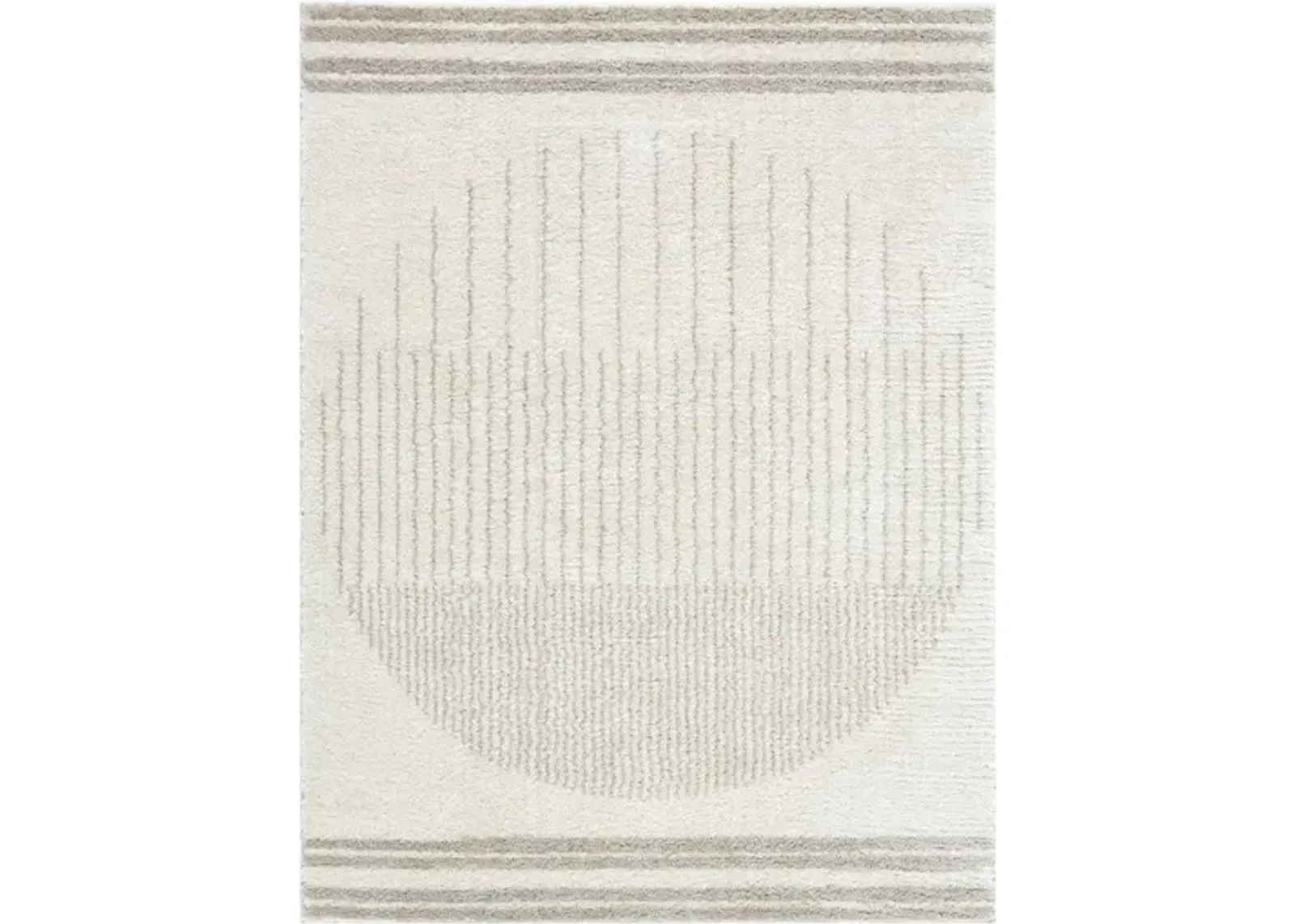 Fossay Shag FSG-2309 5'3" x 7' Machine Woven Rug