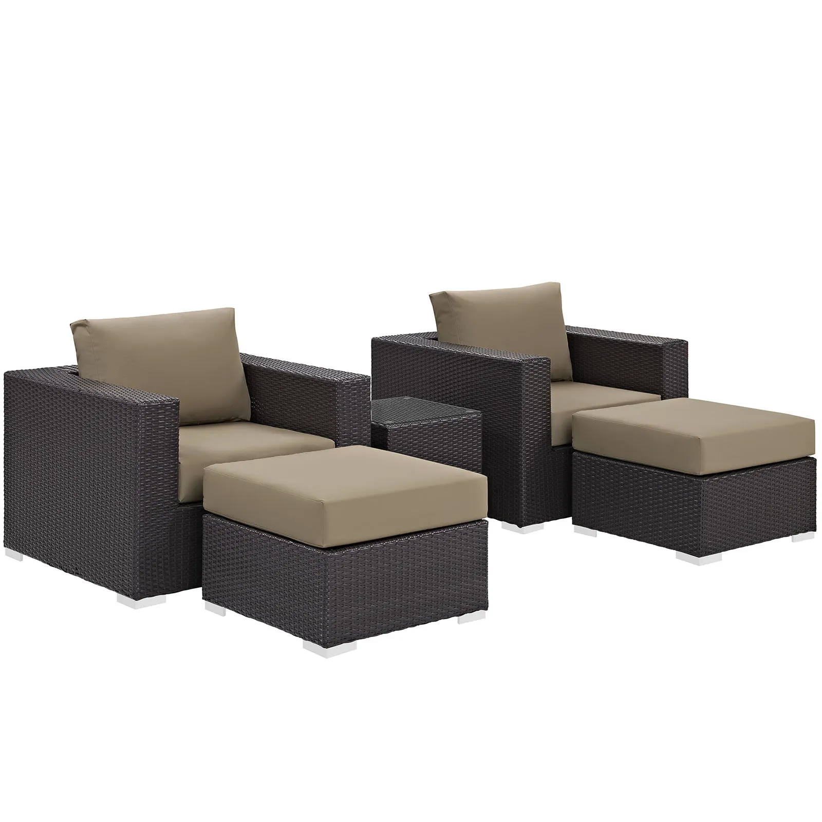 Convene 5-Piece Outdoor Armchair Set