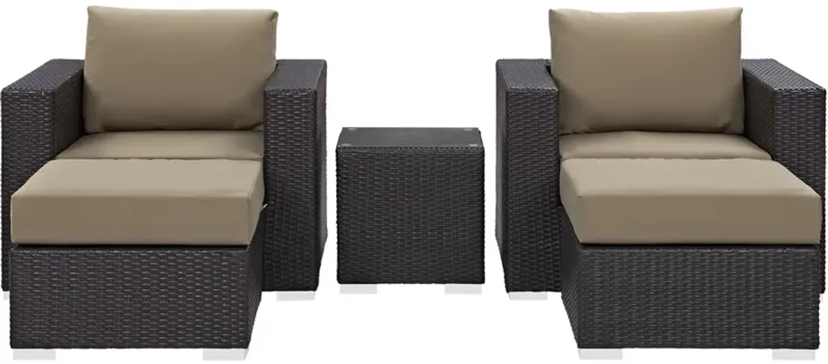 Convene 5-Piece Outdoor Armchair Set