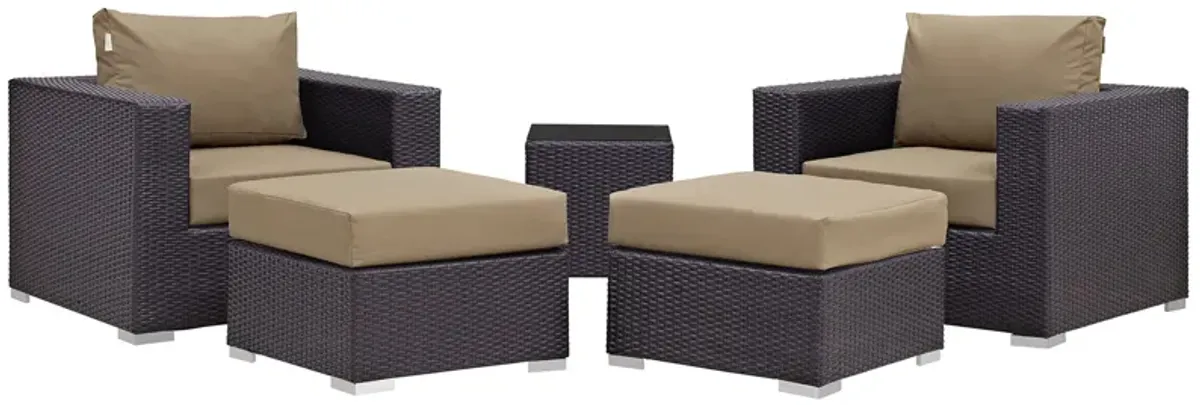 Convene 5-Piece Outdoor Armchair Set