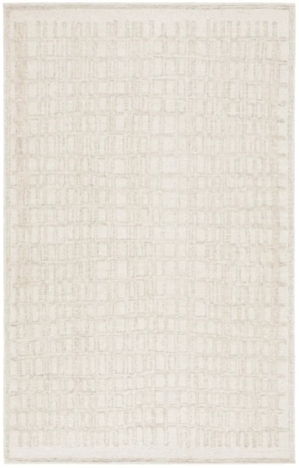 EBONY 219 IVORY  8' x 10' Large Rectangle Rug