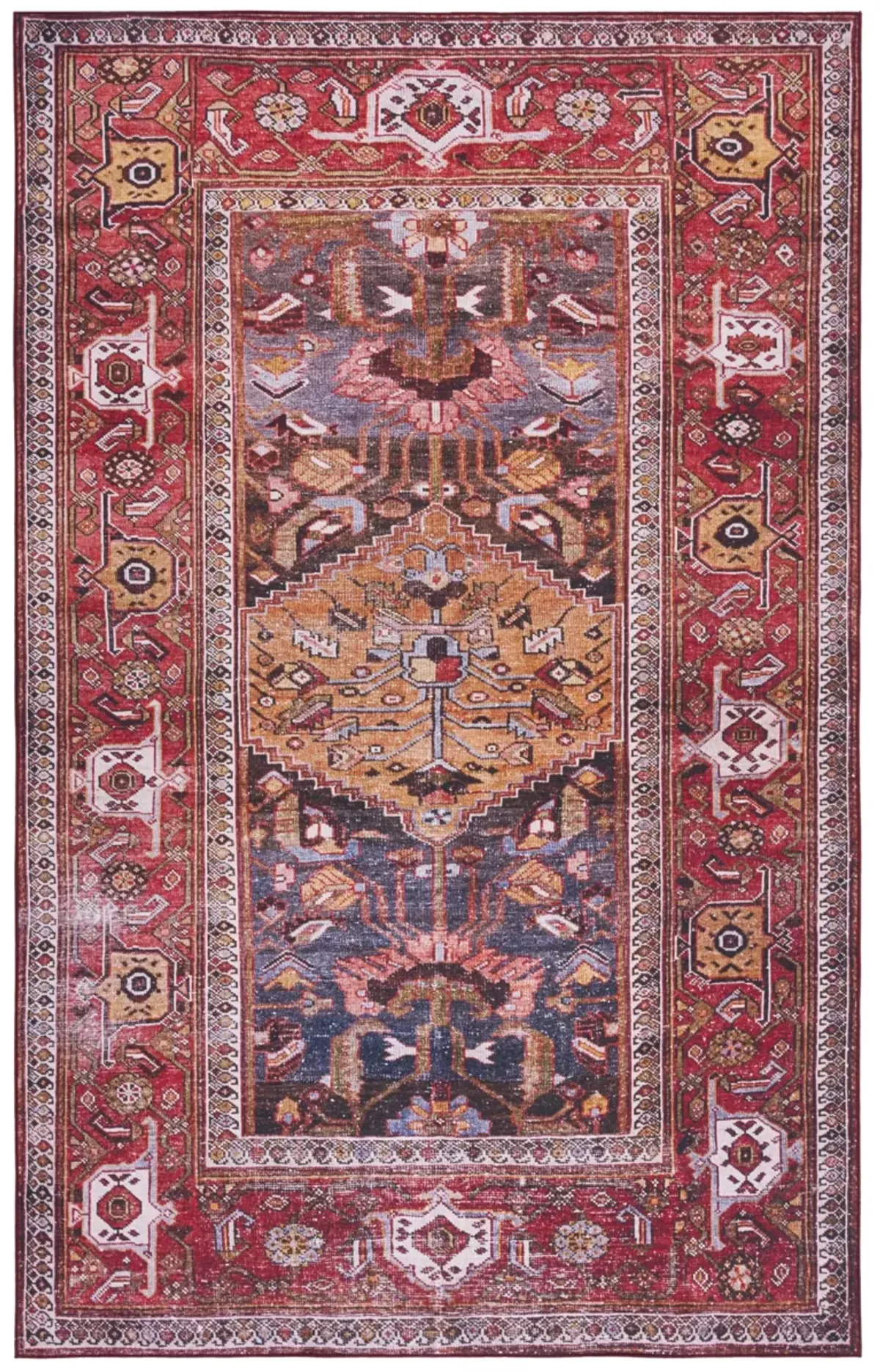 TUCSON 127 M/W S/R NAVY  2'-6' x 4' Accent Rug