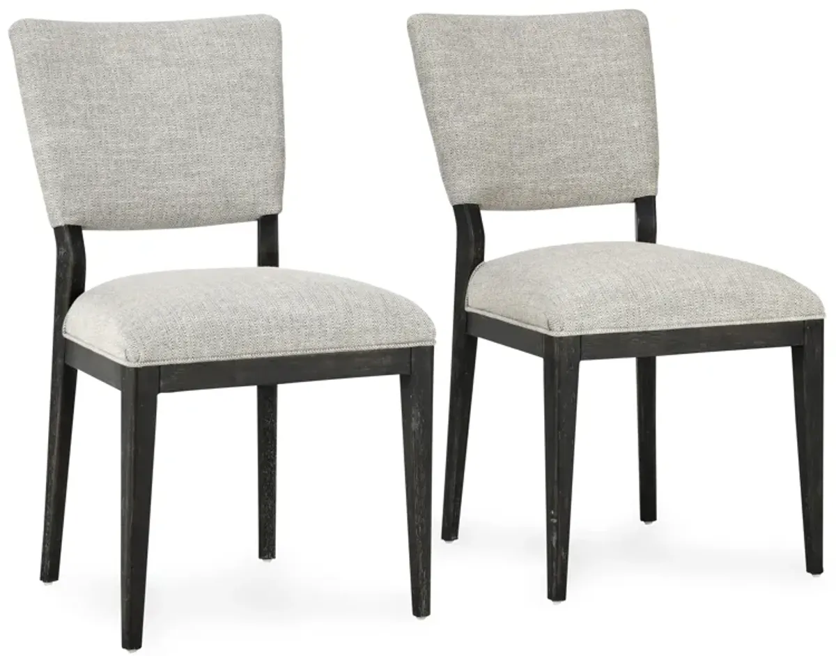 Phillip Upholstered Dining Chair Sand Set of 2