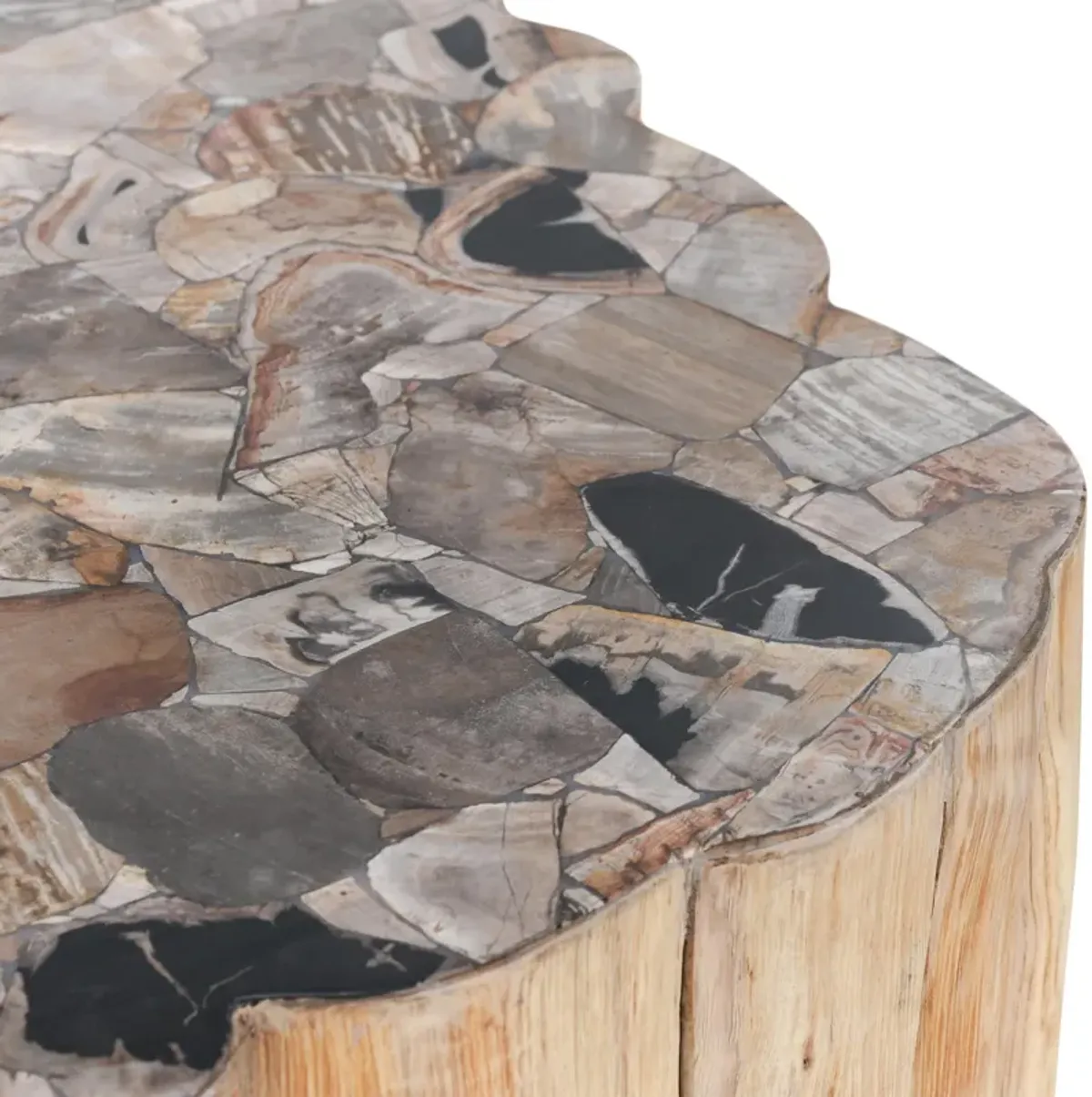 Norwest Teak Wood Coastal Coffee Table in Natural Tone