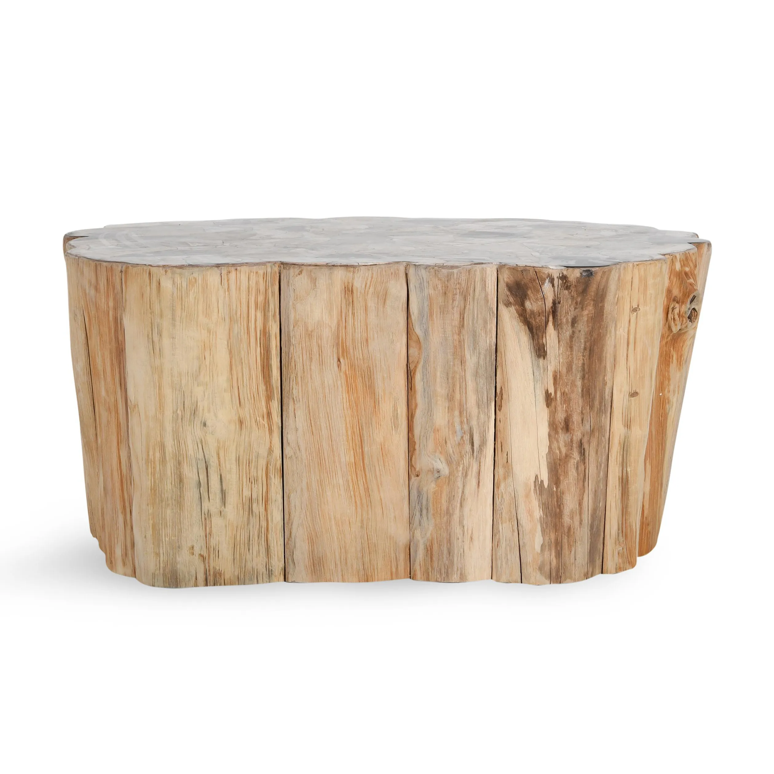 Norwest Teak Wood Coastal Coffee Table in Natural Tone