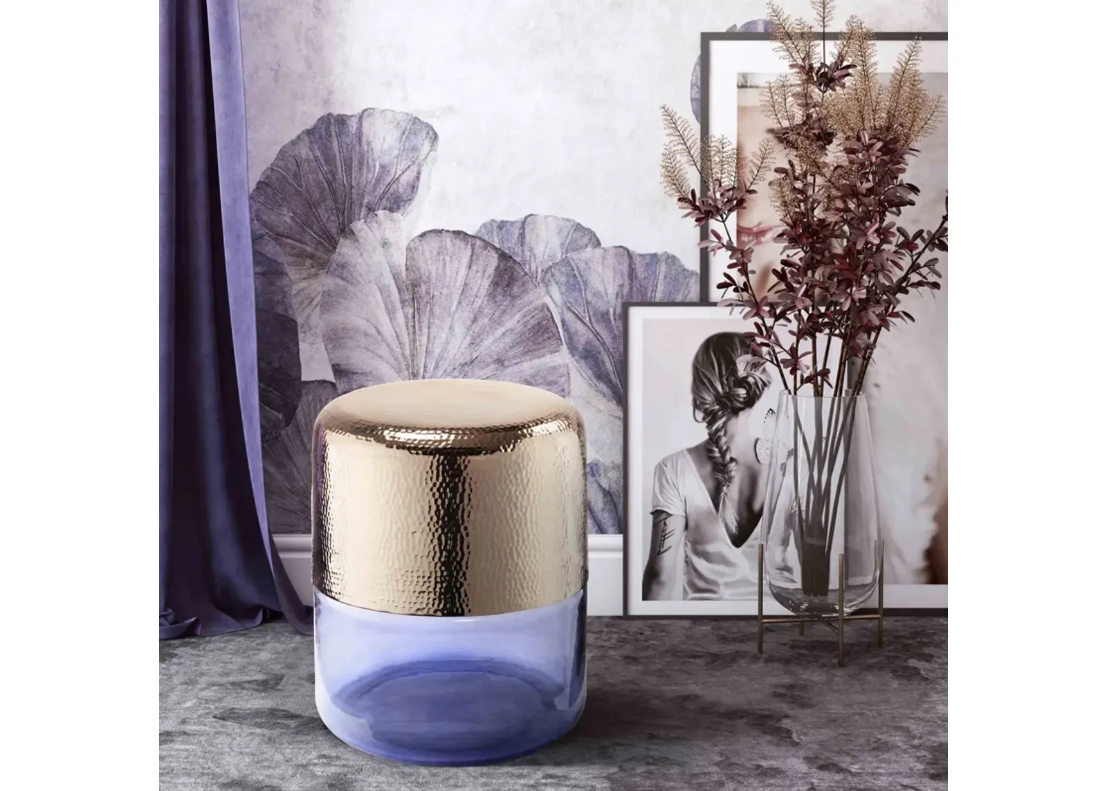 kolla purple side table