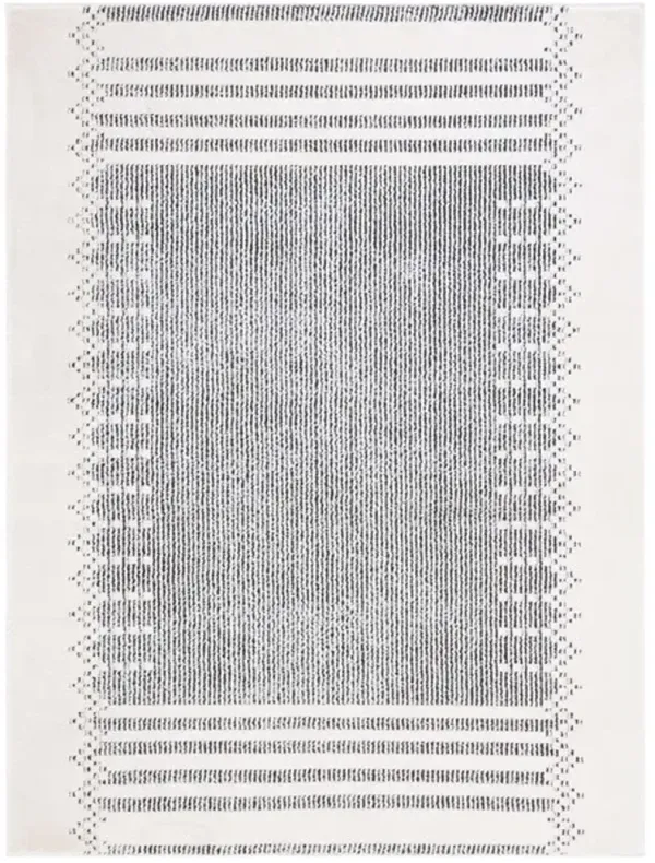 MELODY 106 Black 8' X 10' Large Rectangle Rug