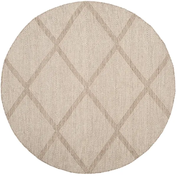 MONTAUK Hand Woven 4' x 4' Round area rug