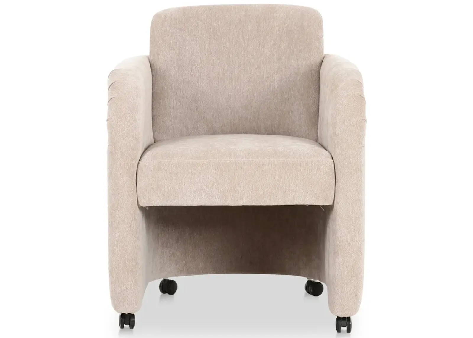 Mesto Rolling Dining Chair Taupe