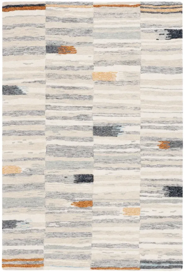 EBONY Hand Tufted 5' x 8' area rug