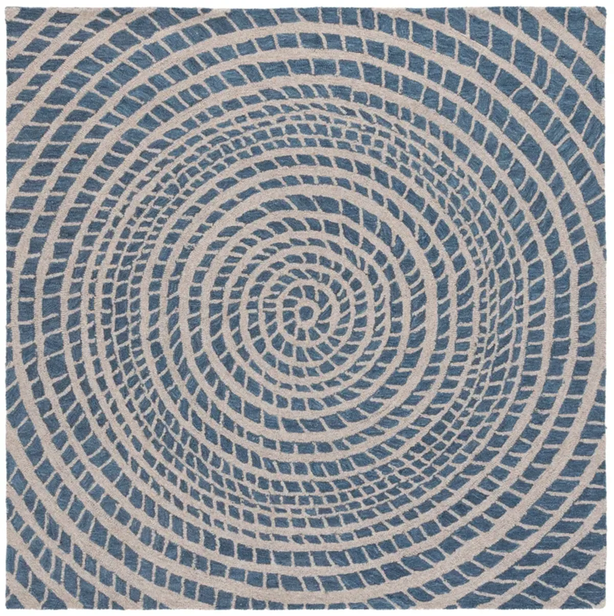 EBONY Hand Tufted 6' x 6' Square area rug