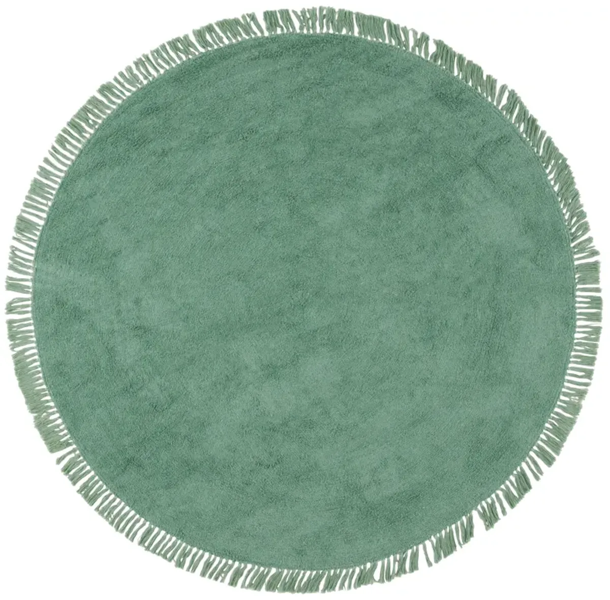 EASY CARE Hand Tufted 5' x 5' Round area rug