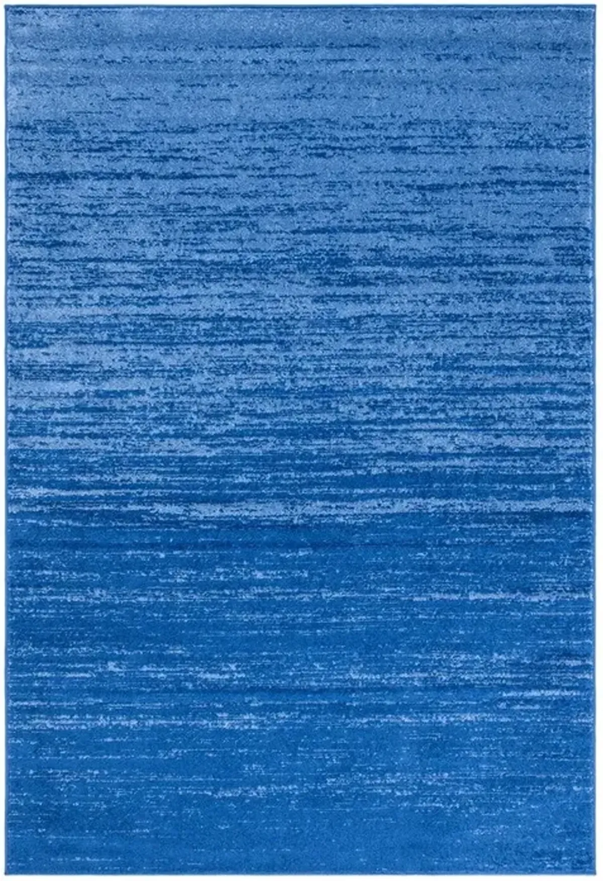 Adirondack Contemporary Light Blue / Dark Blue 2'-6" X 18' Powerloomed Rug