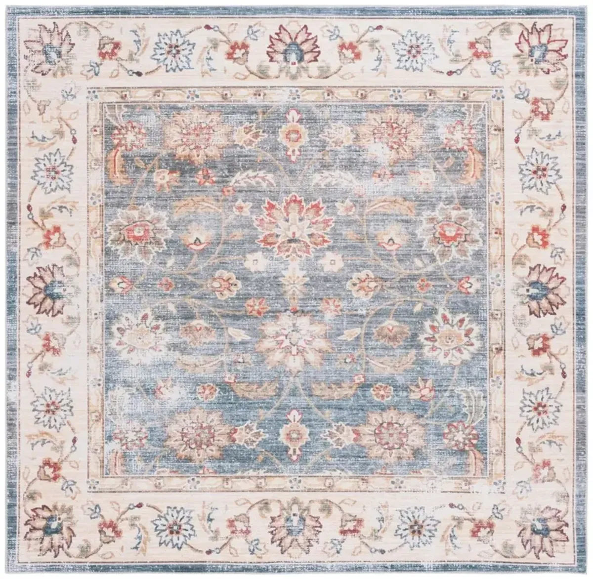ARIZONA 112 Green 6' X 6' Square Square Rug
