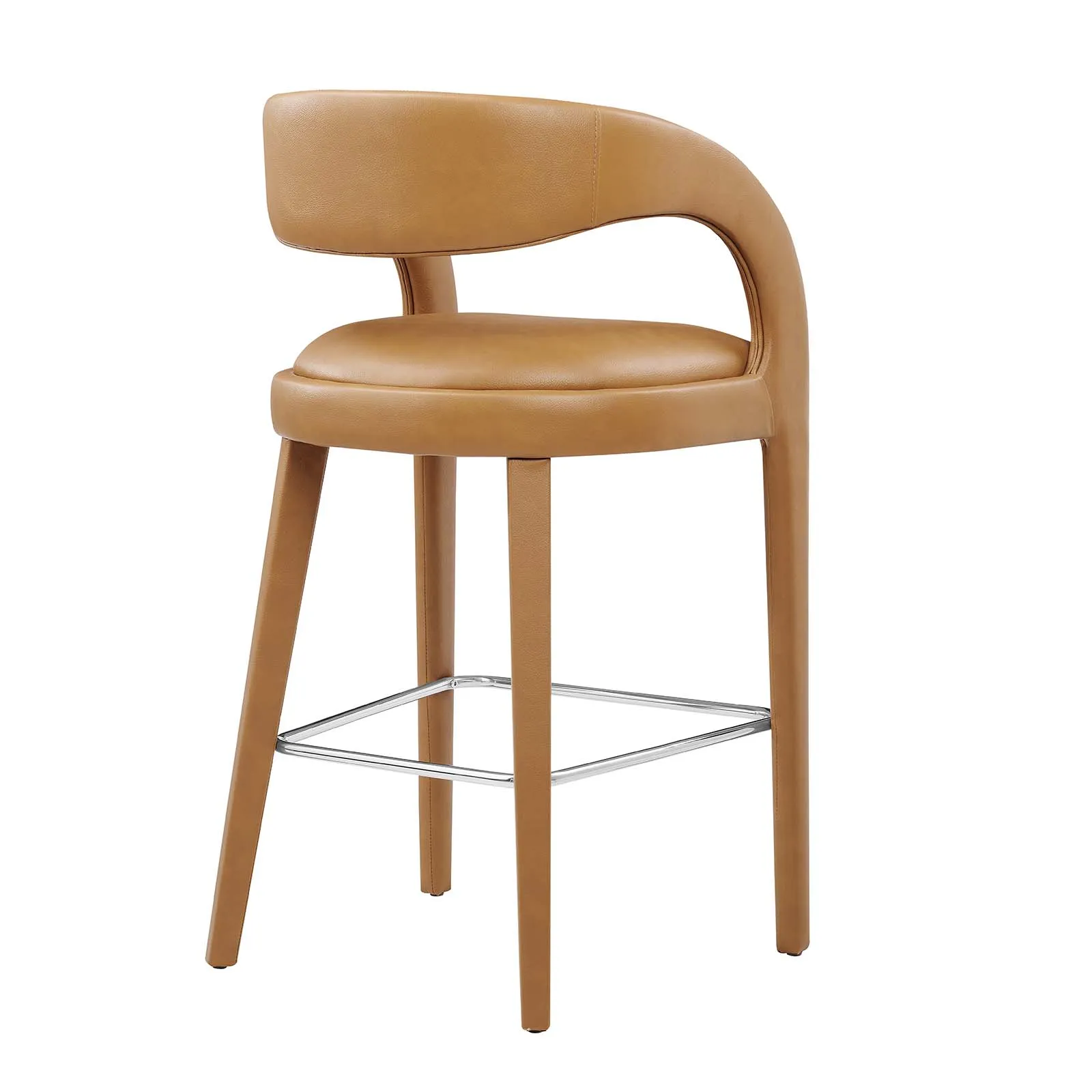 Pinnacle Vegan Leather Barstool  - Set of 2