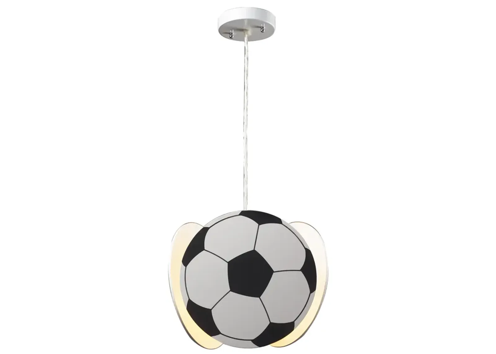 NOVELTY 1-LIGHT SOCCER PENDANT