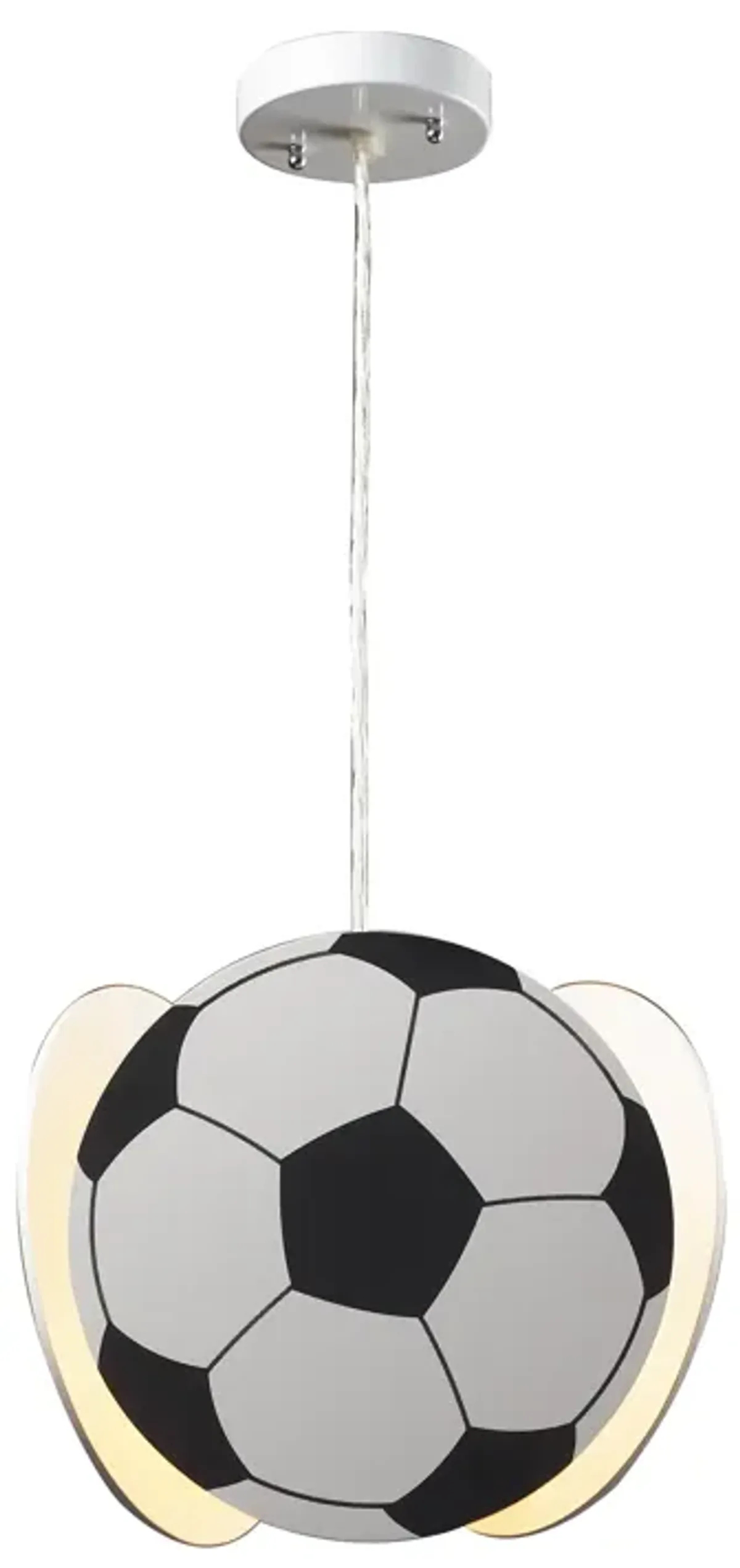 NOVELTY 1-LIGHT SOCCER PENDANT