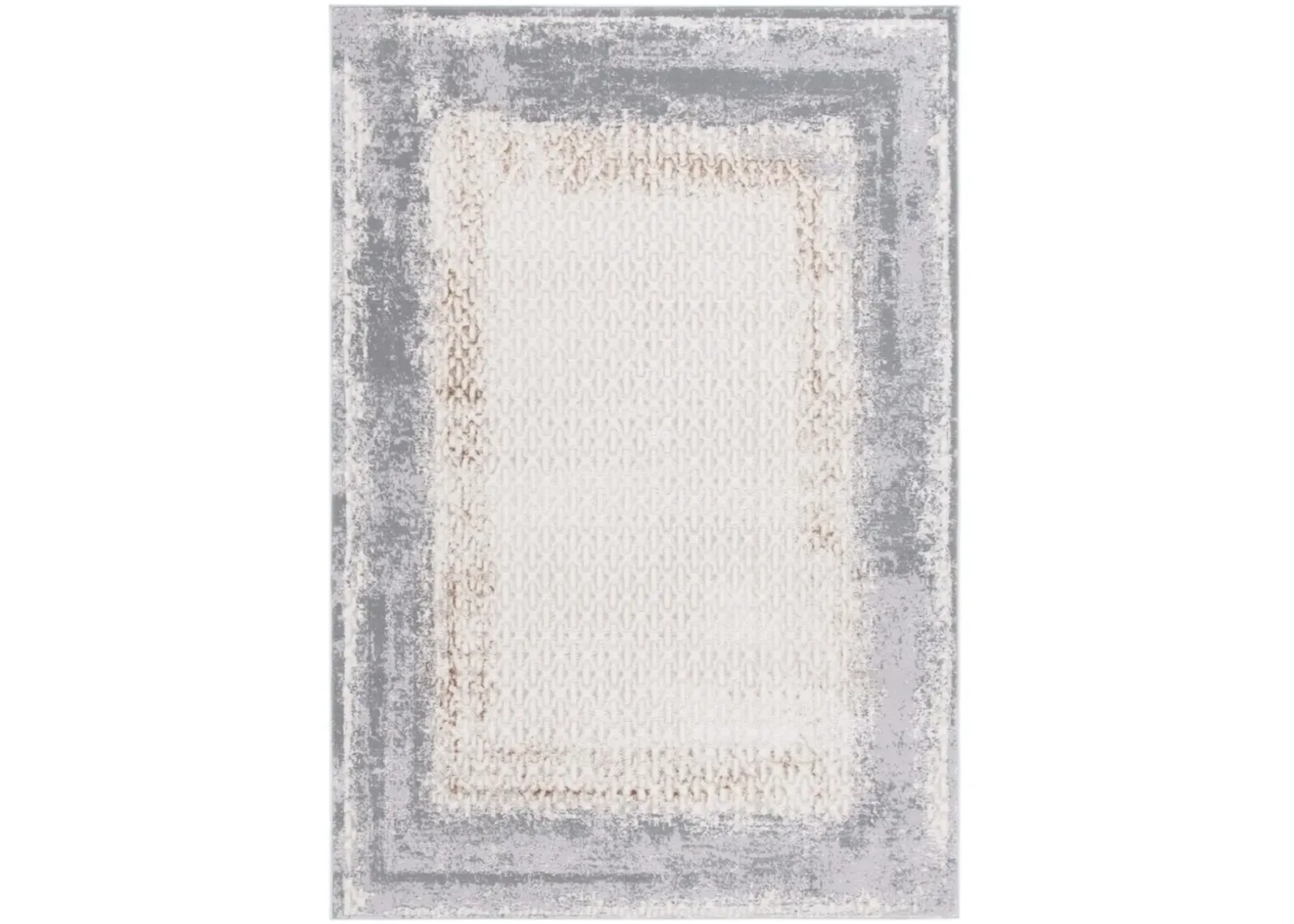 ALENIA 100 Beige 9' X 12' Large Rectangle Rug