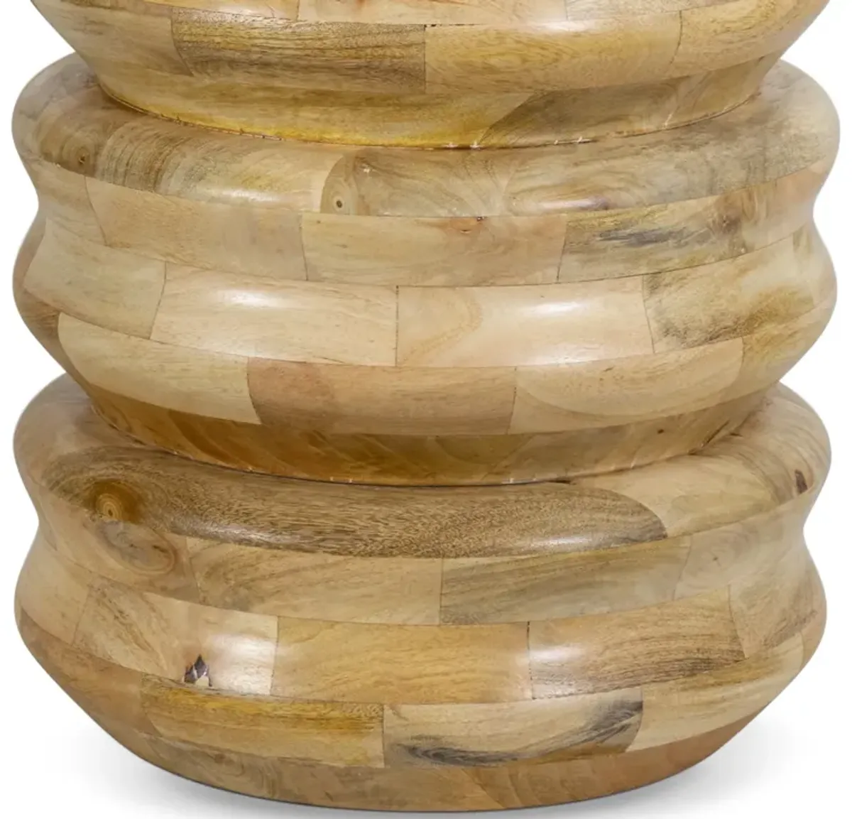 Aria Wood Accent Table (Natural)