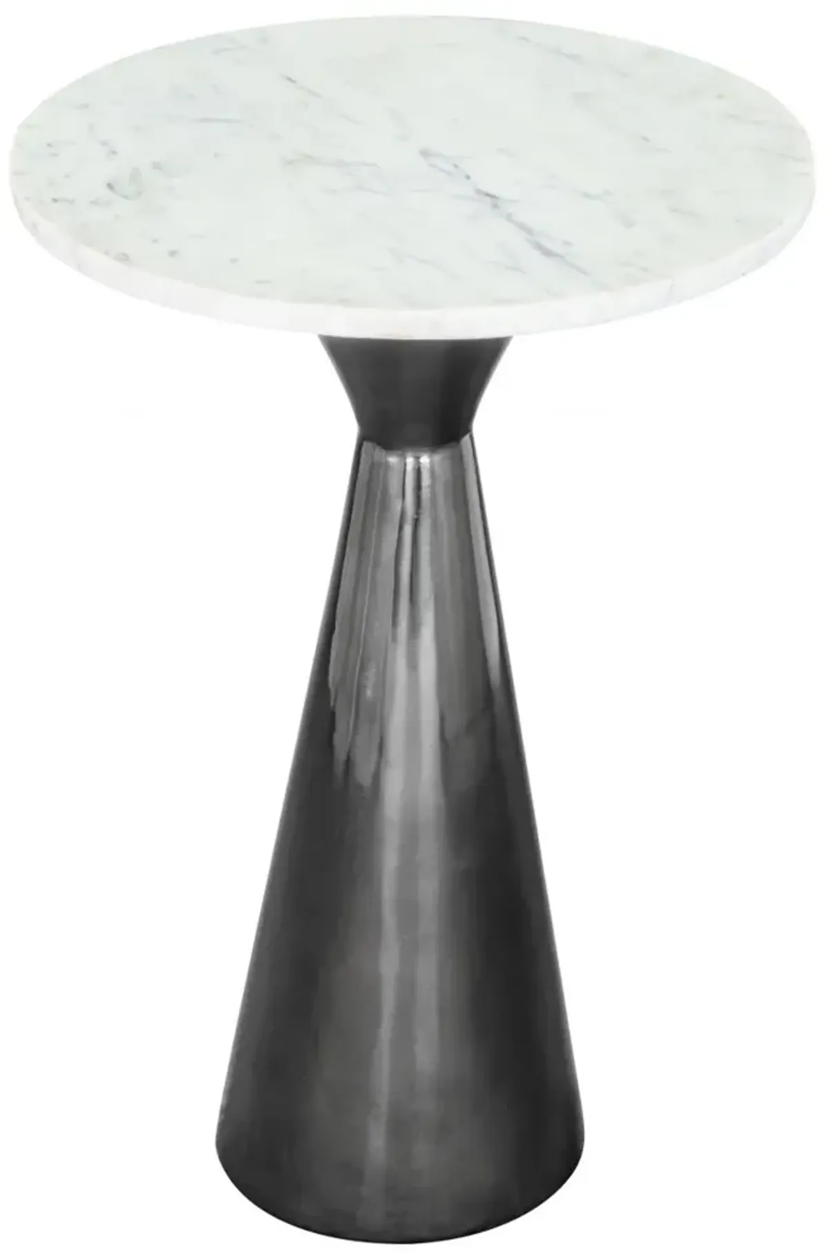 Tim Side Table White & Black