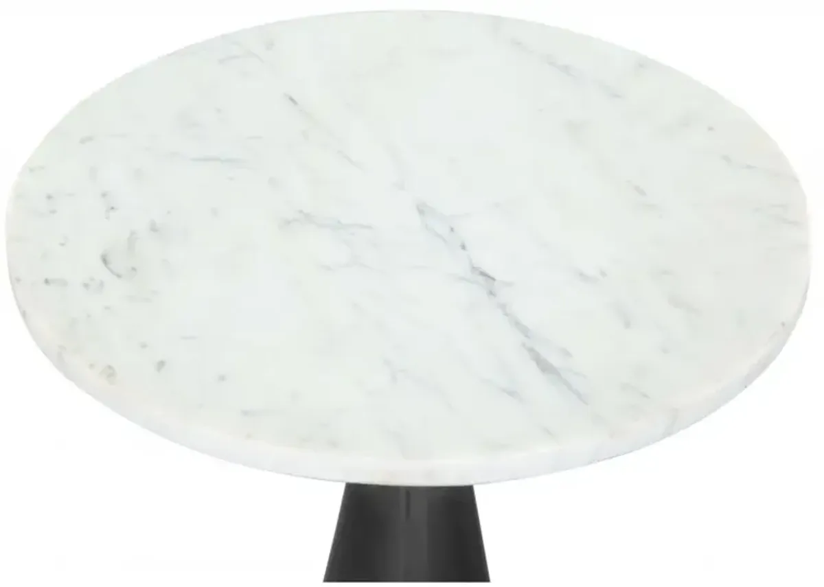 Tim Side Table White & Black